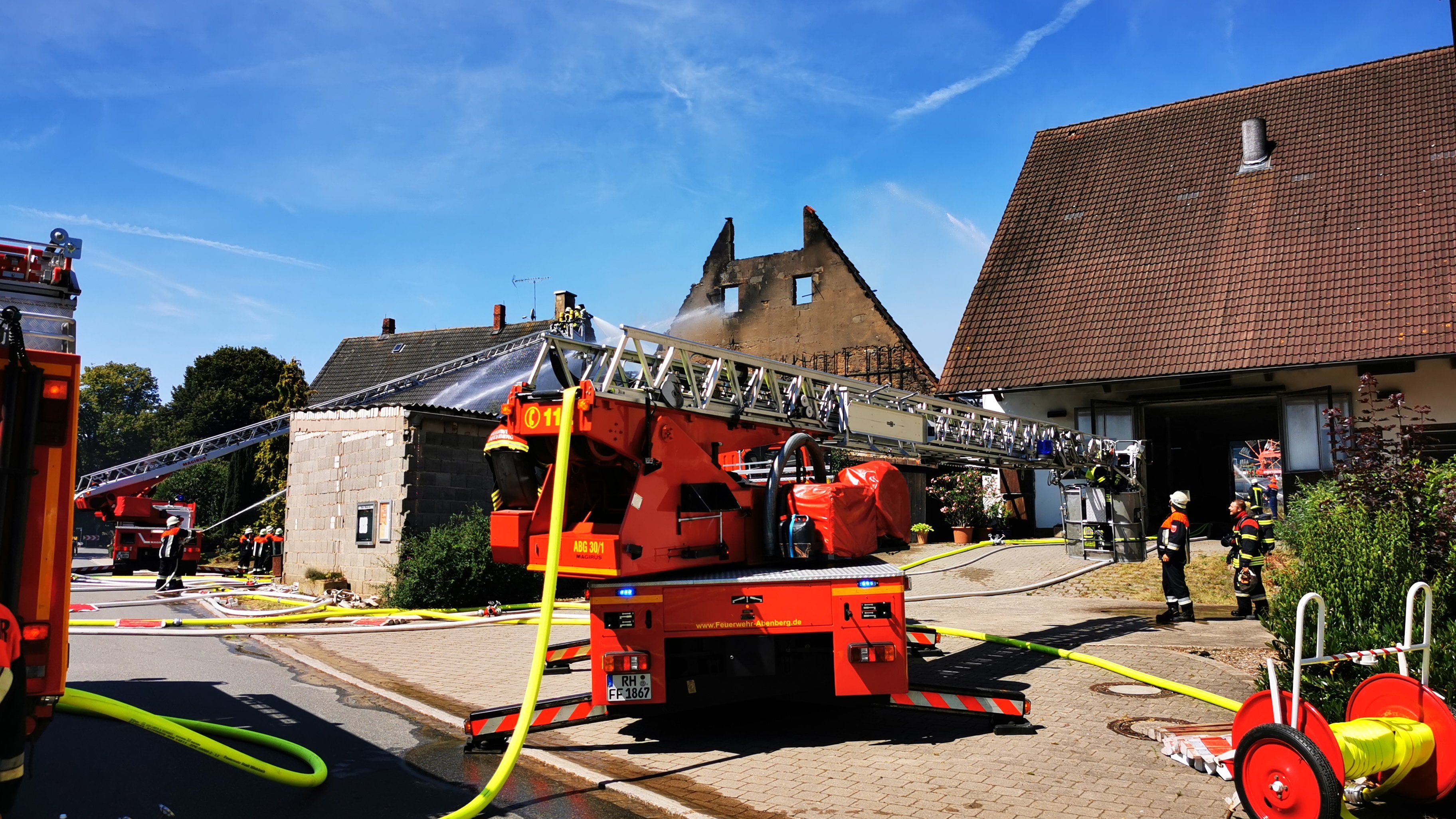 Brand landwirtschaftliches Anwesen