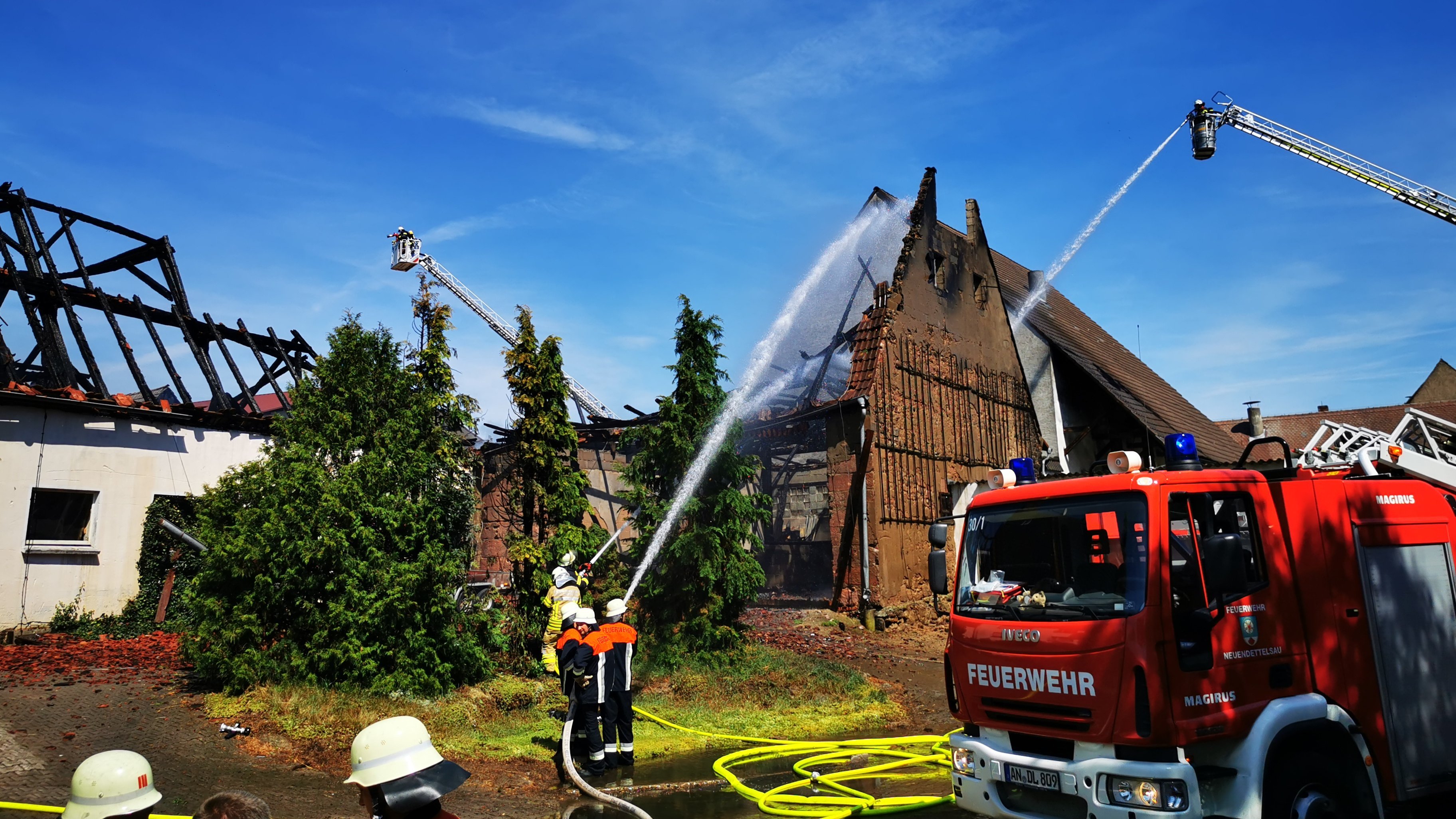 Brand landwirtschaftliches Anwesen