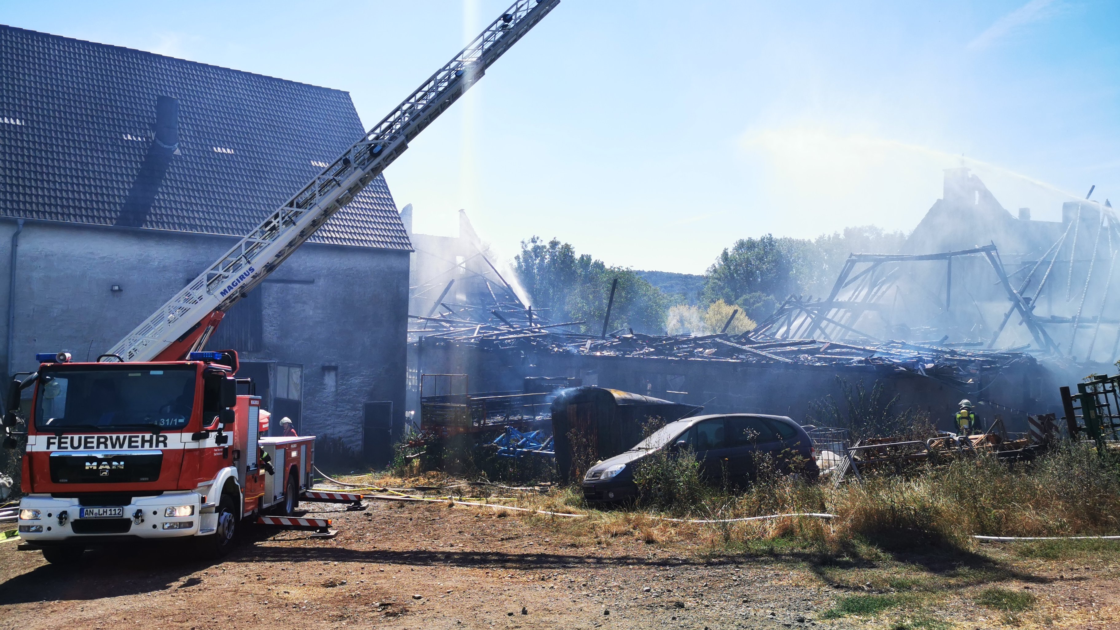 Brand landwirtschaftliches Anwesen