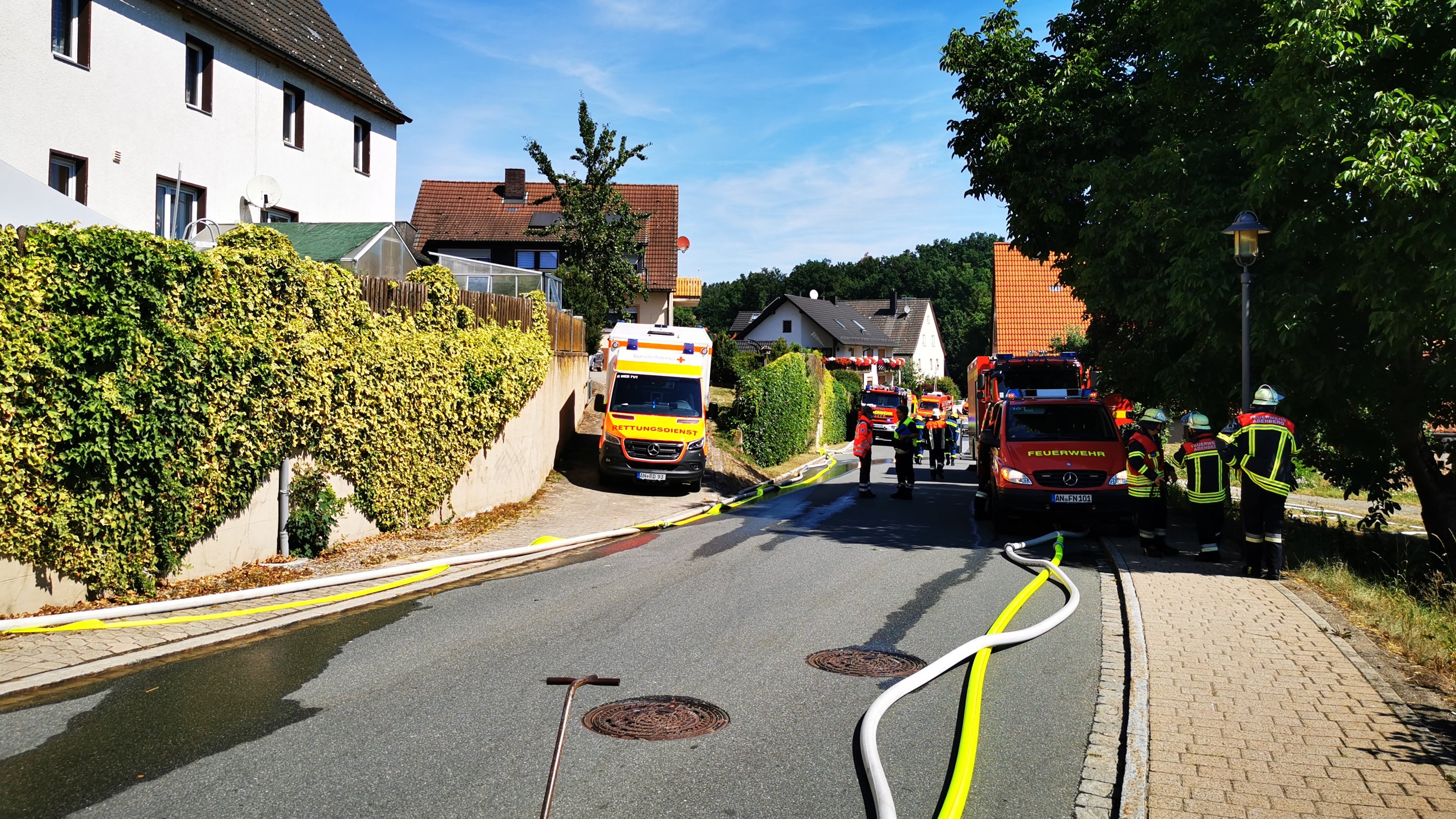 Brand landwirtschaftliches Anwesen